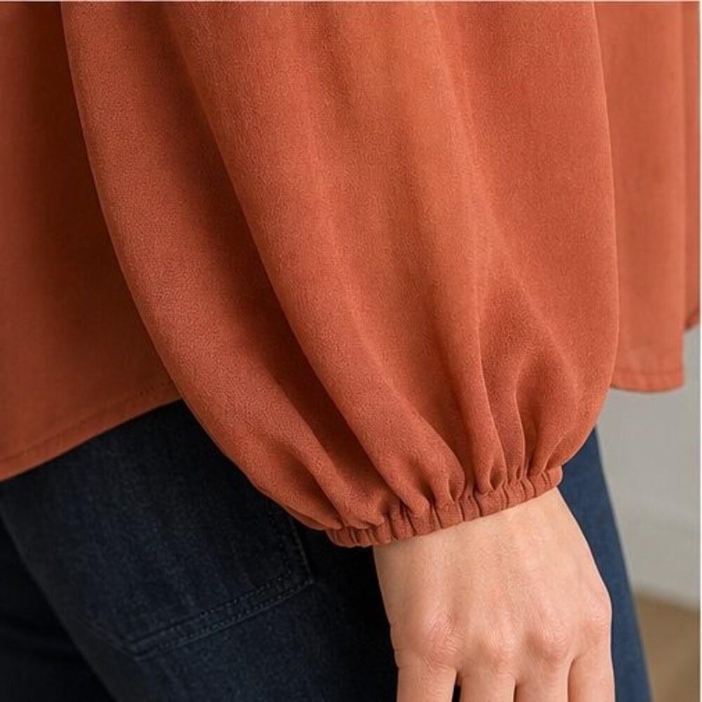 Rust Cami Blouse - Picture 5 of 6